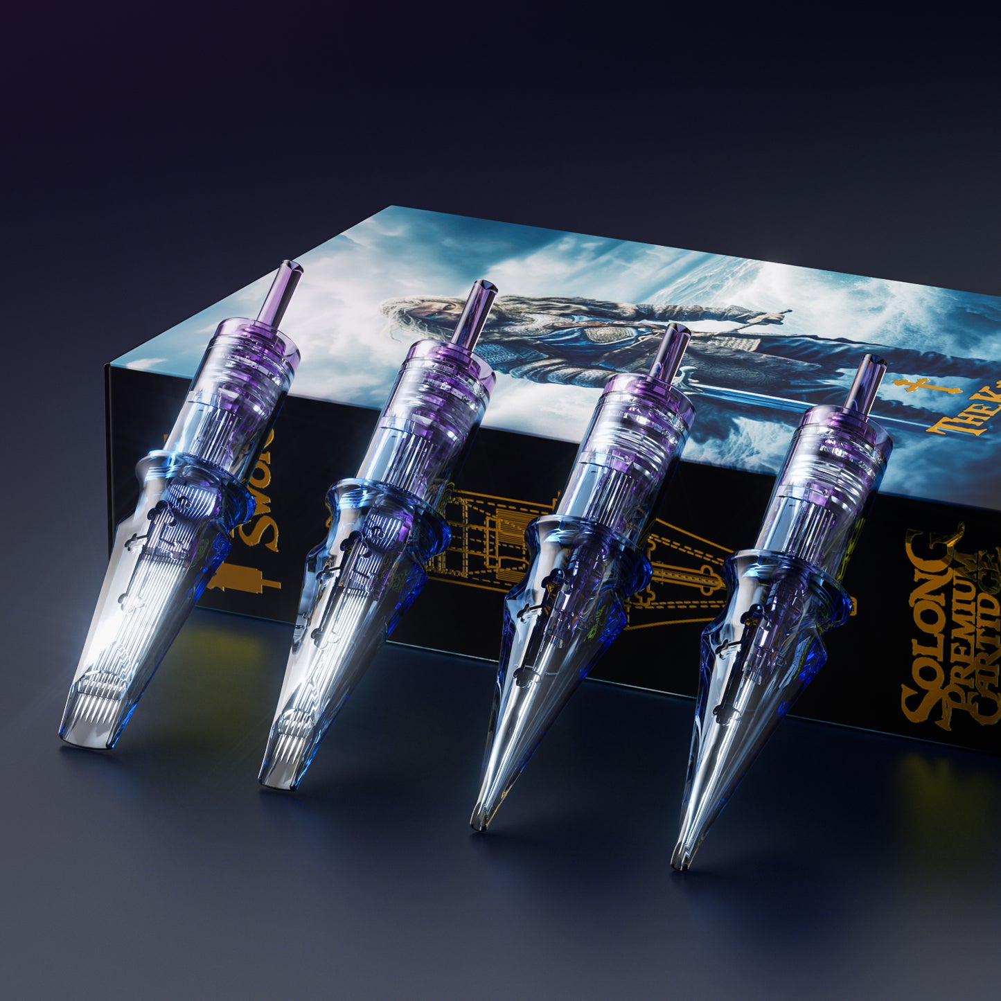 RS (20pcs) - The King's Swords Tattoo Cartridge Needles