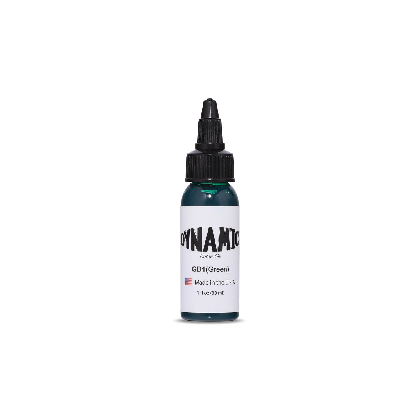 Dynamic Ink -Green Tattoo Ink - 1 oz. Bottle