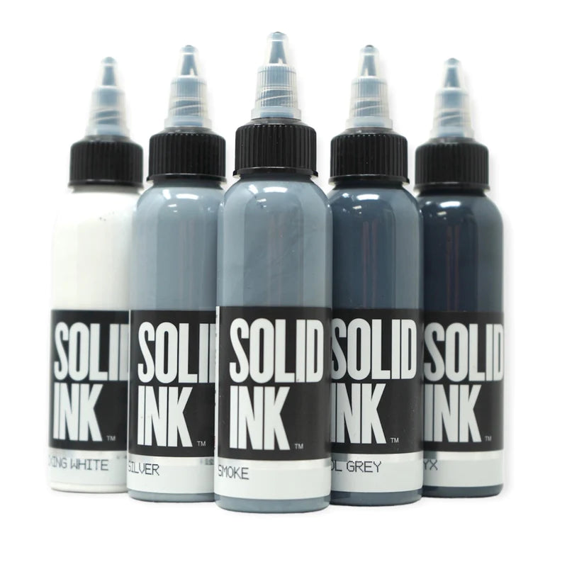 SOLID INK OPAQUE GREY SET 1oz