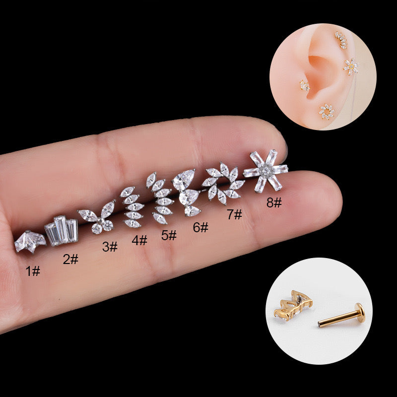 Titanium Ear Piercing Jewellery