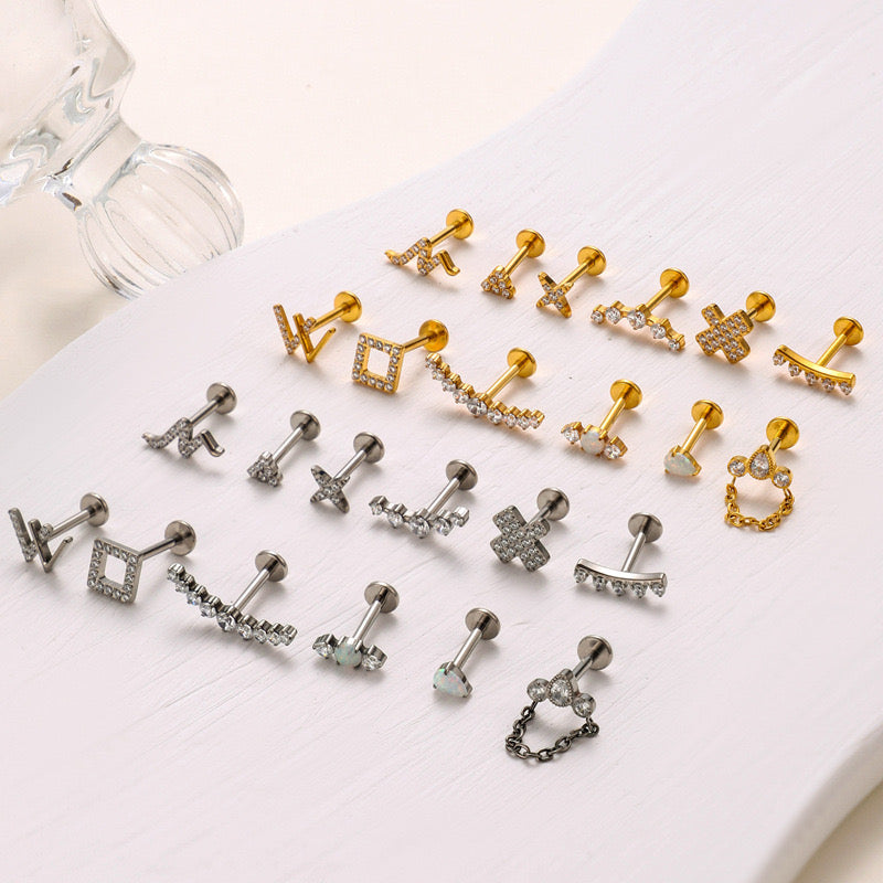 Titanium Ear Piercing Jewellery