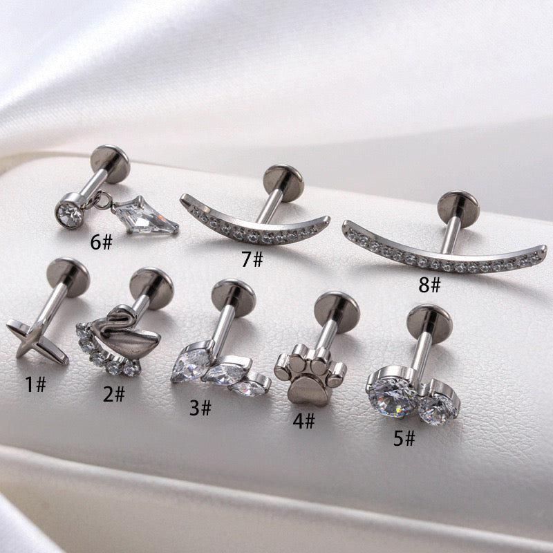 Titanium Ear Piercing Jewellery