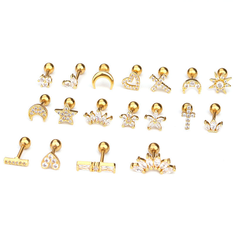 Stainless Steel Ear Piercing Jewellery