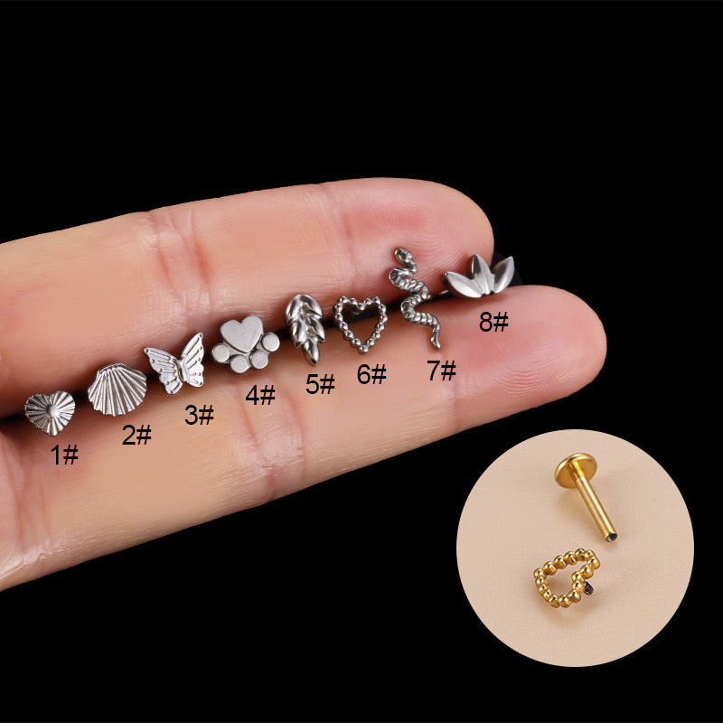 Titanium Ear Piercing Jewellery