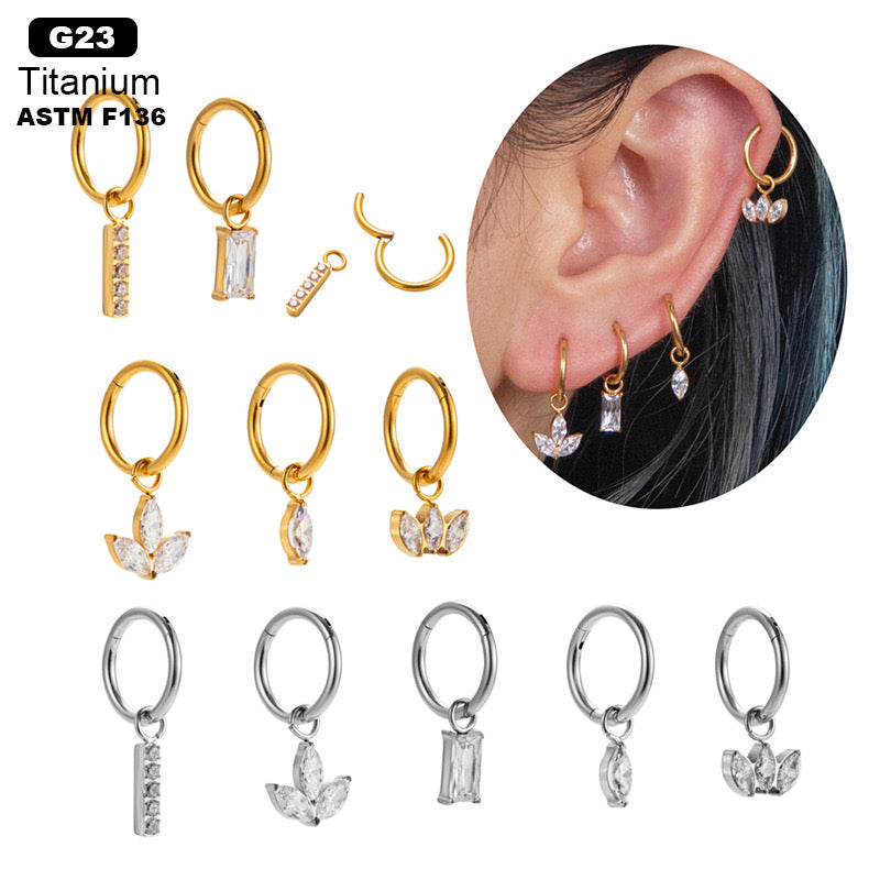 Titanium Ear Piercing Jewellery