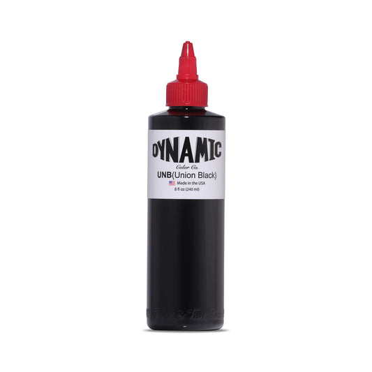 Dynamic Union Black Tattoo Ink - 8 oz. Bottle