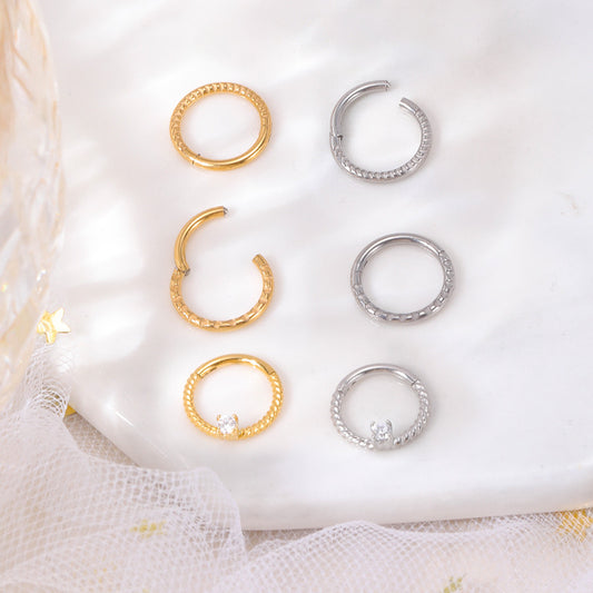 Titanium Ear Piercing Jewellery