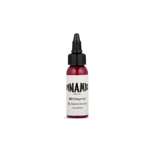 Dynamic Ink -Magenta Tattoo Ink - 1 oz. Bottle