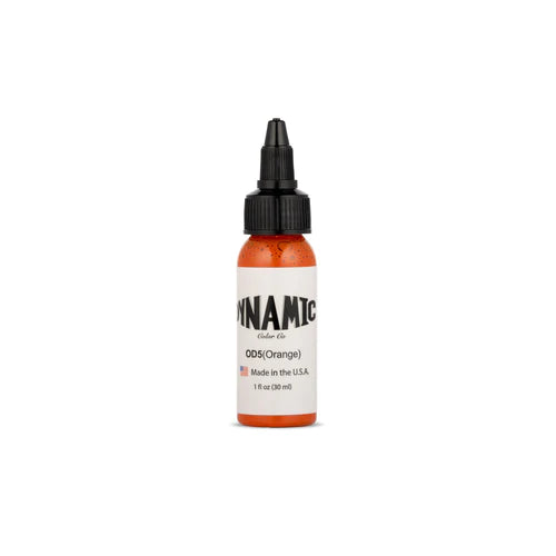 Dynamic Ink -Orange Tattoo Ink - 1 oz. Bottle