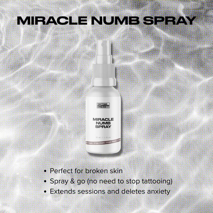MIRACLE NUMB SPRAY - Tattoo Numbing Cream Co™