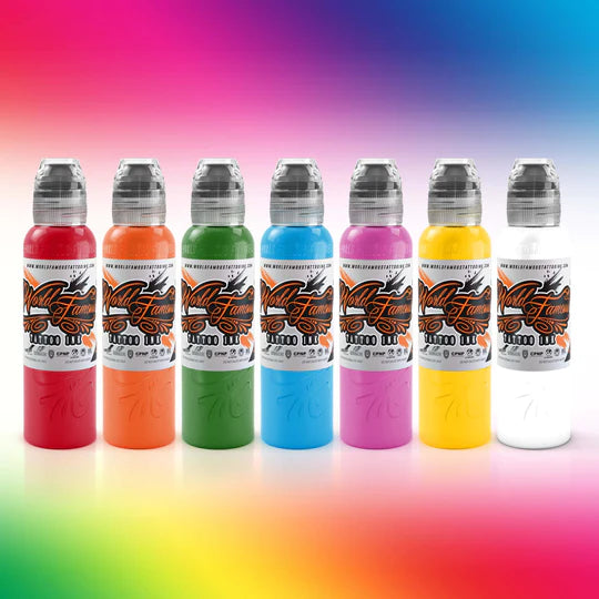 WORLD FAMOUS 7 COLOR SIMPLE SET - 1/2oz