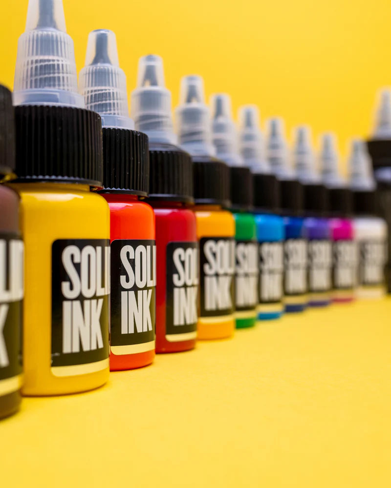 SOLID INK MINI TRAVEL SET | (11) HALF OUNCE COLORS + 1OZ BLACK