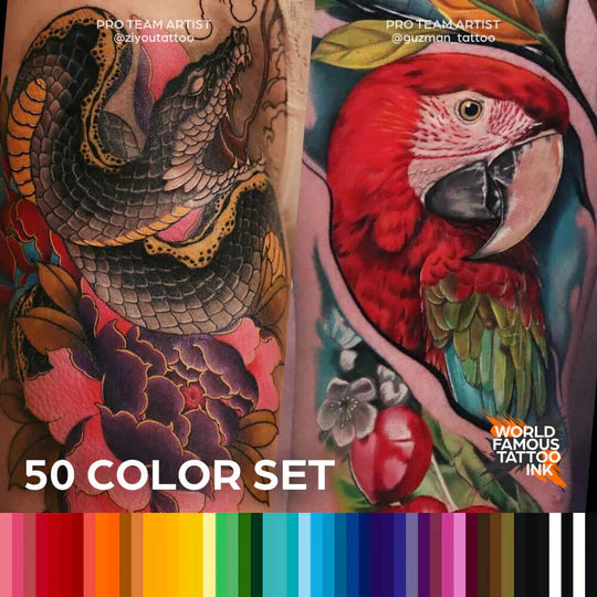 WORLD FAMOUS 50 COLOR 1OZ BOTTLE SET 1oz
