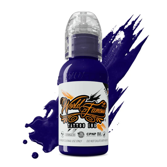 Abyss Blue — World Famous Tattoo Ink — 1/2oz 1oz