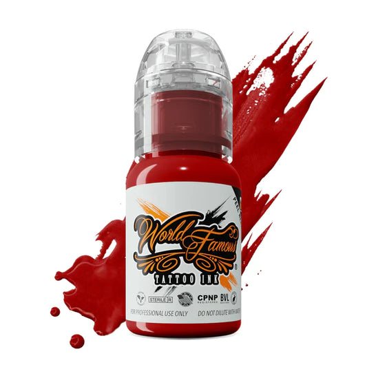 Big Apple Red — World Famous Tattoo Ink — 1/2oz 1oz