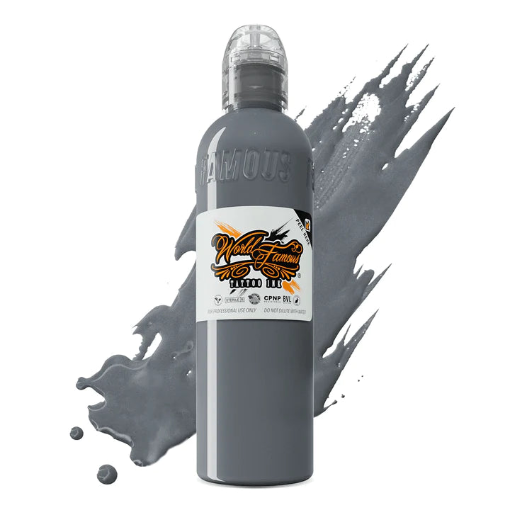 Battleship Grey — World Famous Tattoo Ink — 1/2oz 1oz 2oz