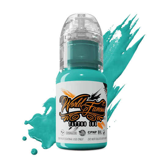 Bahama Blue — World Famous Tattoo Ink — 1/2oz 1oz