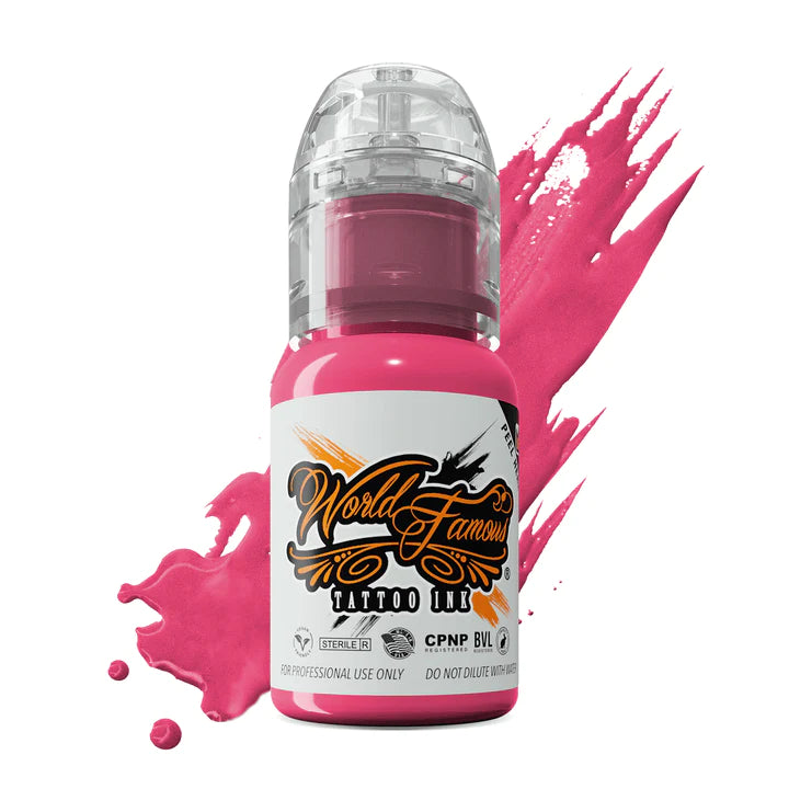 Bali Pink — World Famous Tattoo Ink — 1/2oz 1oz