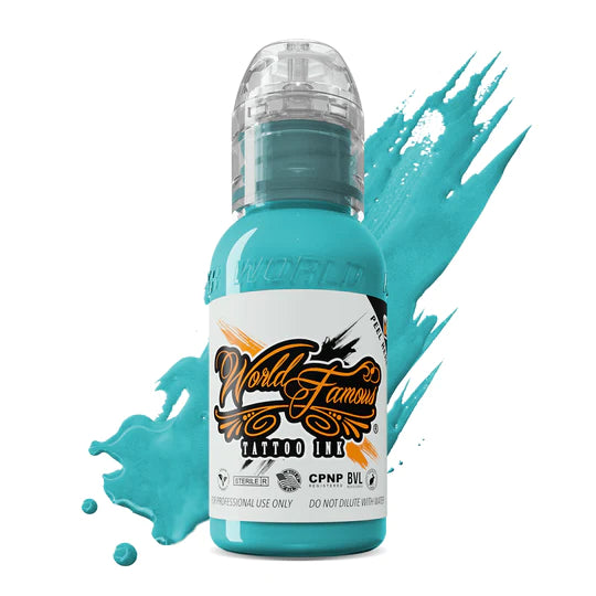 Barrier Reef Blue — World Famous Tattoo Ink — 1/2oz 1oz