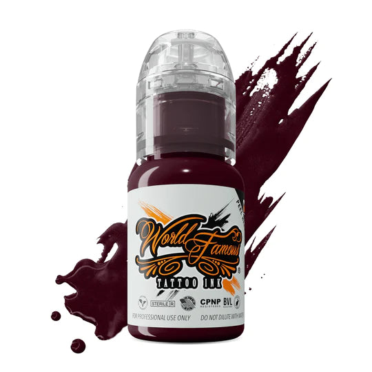 Burgundy Wine — World Famous Tattoo Ink — 1/2oz 1oz