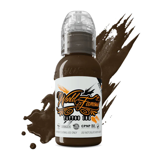 Coffee Bean — World Famous Tattoo Ink — 1/2oz 1oz