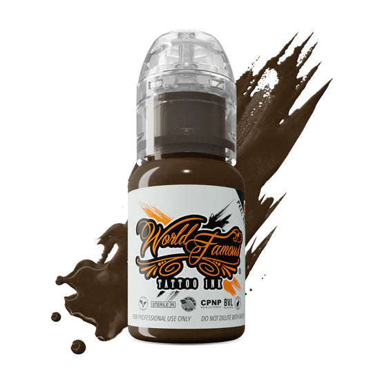 Coffee Bean — World Famous Tattoo Ink — 1/2oz 1oz