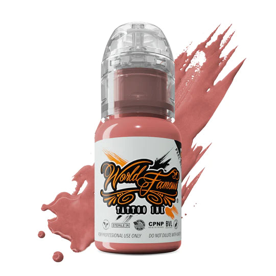 Carnation Pink — World Famous Tattoo Ink — 1/2oz 1oz