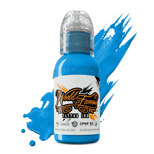 Einstein Blue — World Famous Tattoo Ink — 1/2oz 1oz