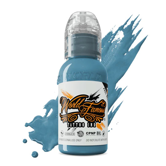 Ford Blue — World Famous Tattoo Ink — 1/2oz 1oz