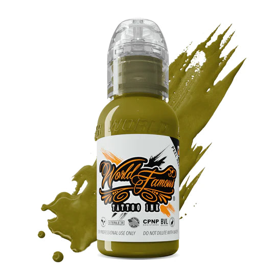 Green Beret — World Famous Tattoo Ink — 1/2oz 1oz