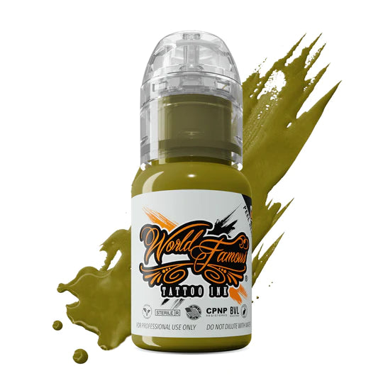 Green Beret — World Famous Tattoo Ink — 1/2oz 1oz