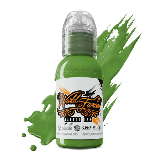 Iceland Green — World Famous Tattoo Ink — 1/2oz 1oz