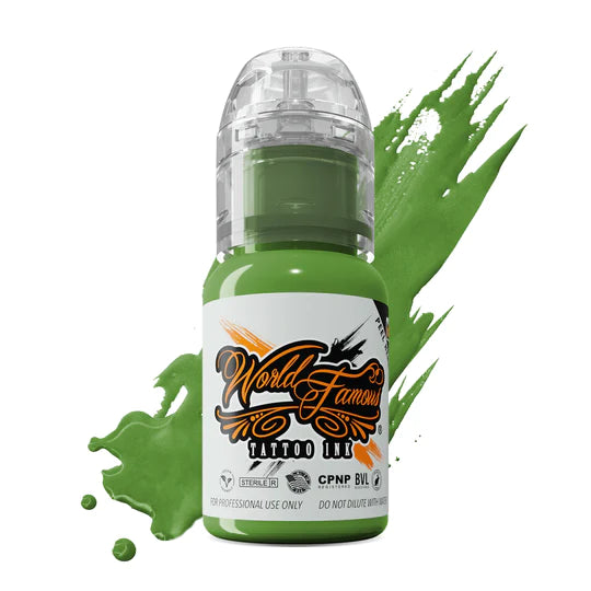 Iceland Green — World Famous Tattoo Ink — 1/2oz 1oz