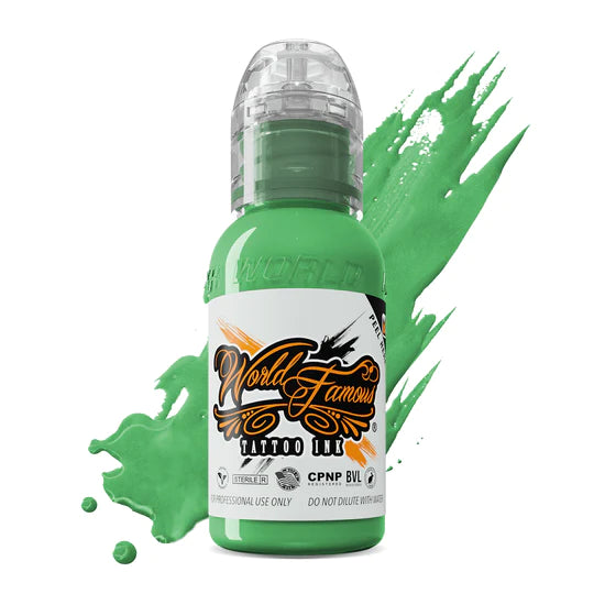 Ireland Green — World Famous Tattoo Ink — 1/2oz 1oz