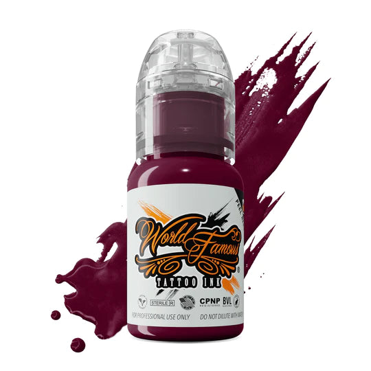 Liberachi Red — World Famous Tattoo Ink — 1/2oz 1oz