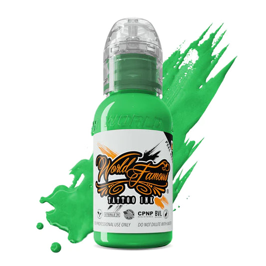 Mint Green — World Famous Tattoo Ink — 1/2oz 1oz