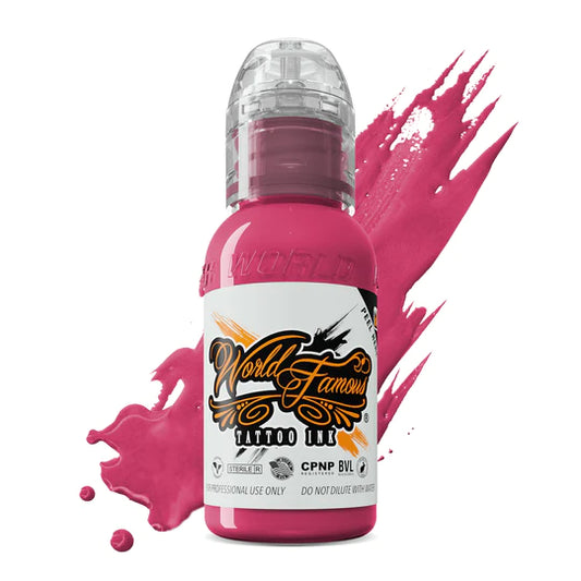 Paraguay Pink — World Famous Tattoo Ink — 1/2oz 1oz