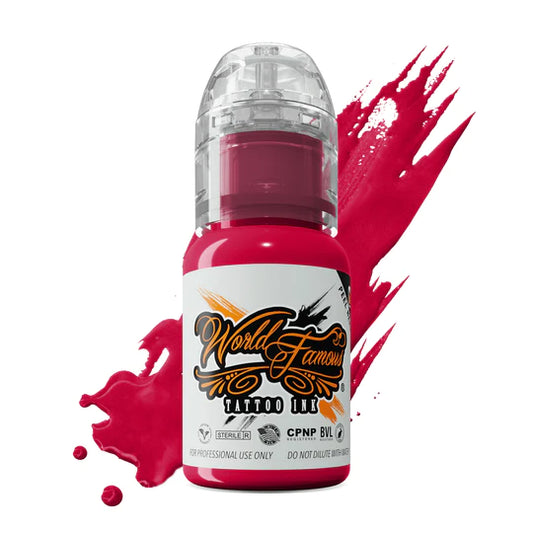 Rose Red — World Famous Tattoo Ink — 1/2oz 1oz