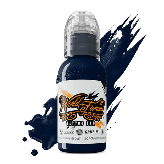 Straight Turquoise — World Famous Tattoo Ink — 1/2oz 1oz