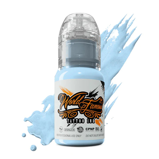 Fountain Blue — World Famous Tattoo Ink — 1/2oz 1oz