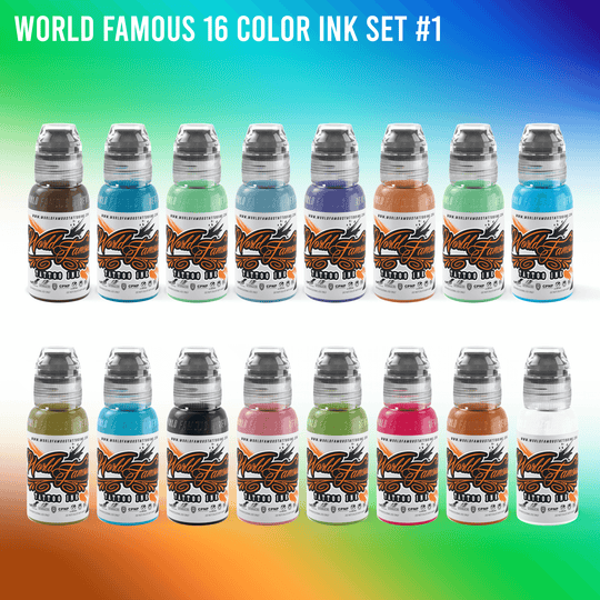 WORLD FAMOUS 104 BOTTLE COLOR SET - 1oz