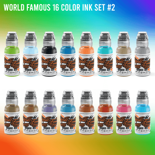 WORLD FAMOUS 32 BOTTLE COLOR SET - 1oz