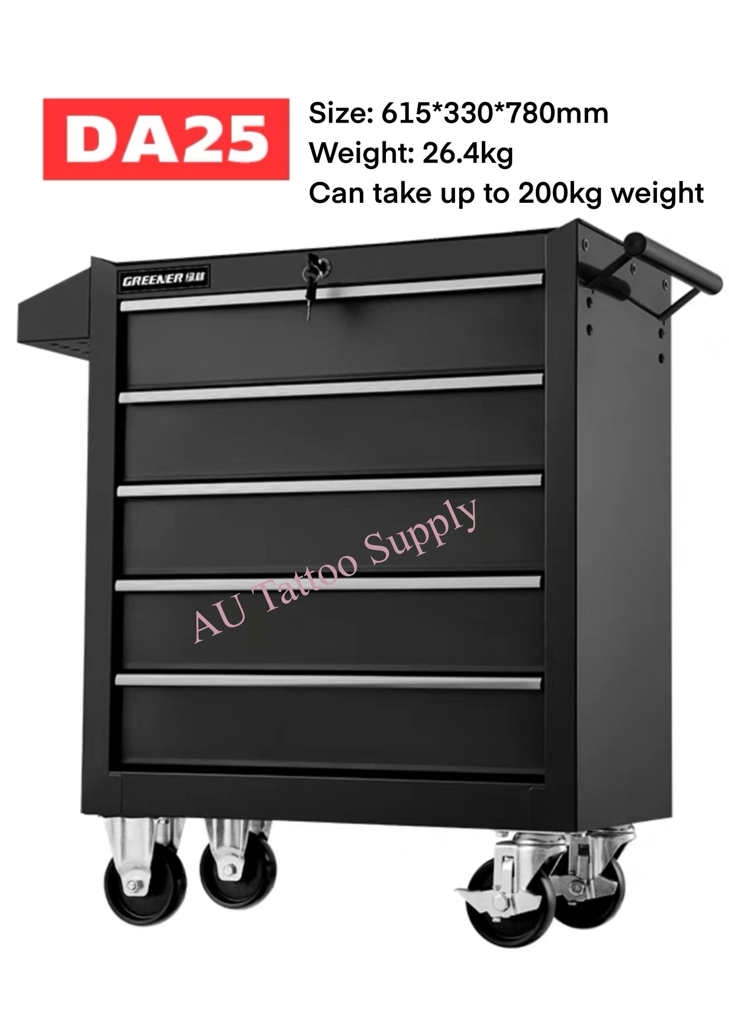 Tattoo Tool Box 5 tiers