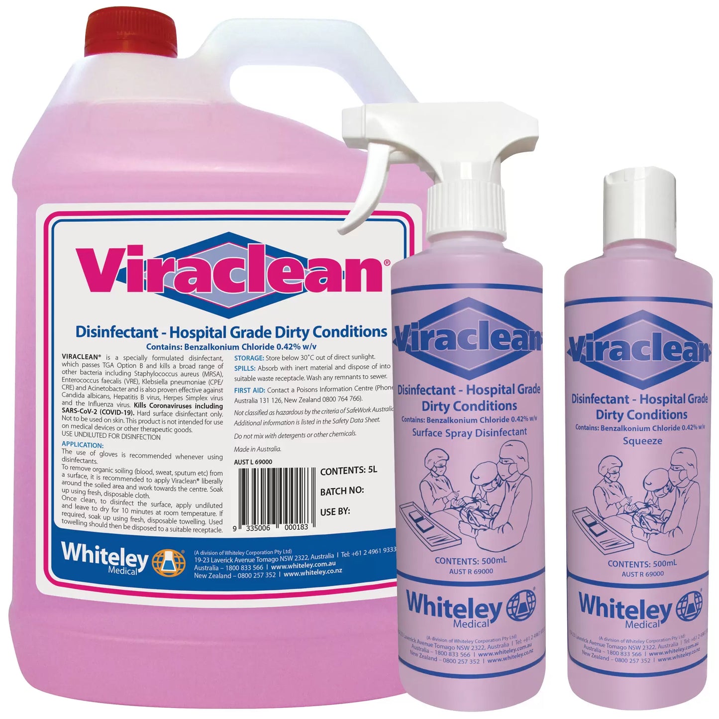 Viraclean Hospital Grade Disinfectant