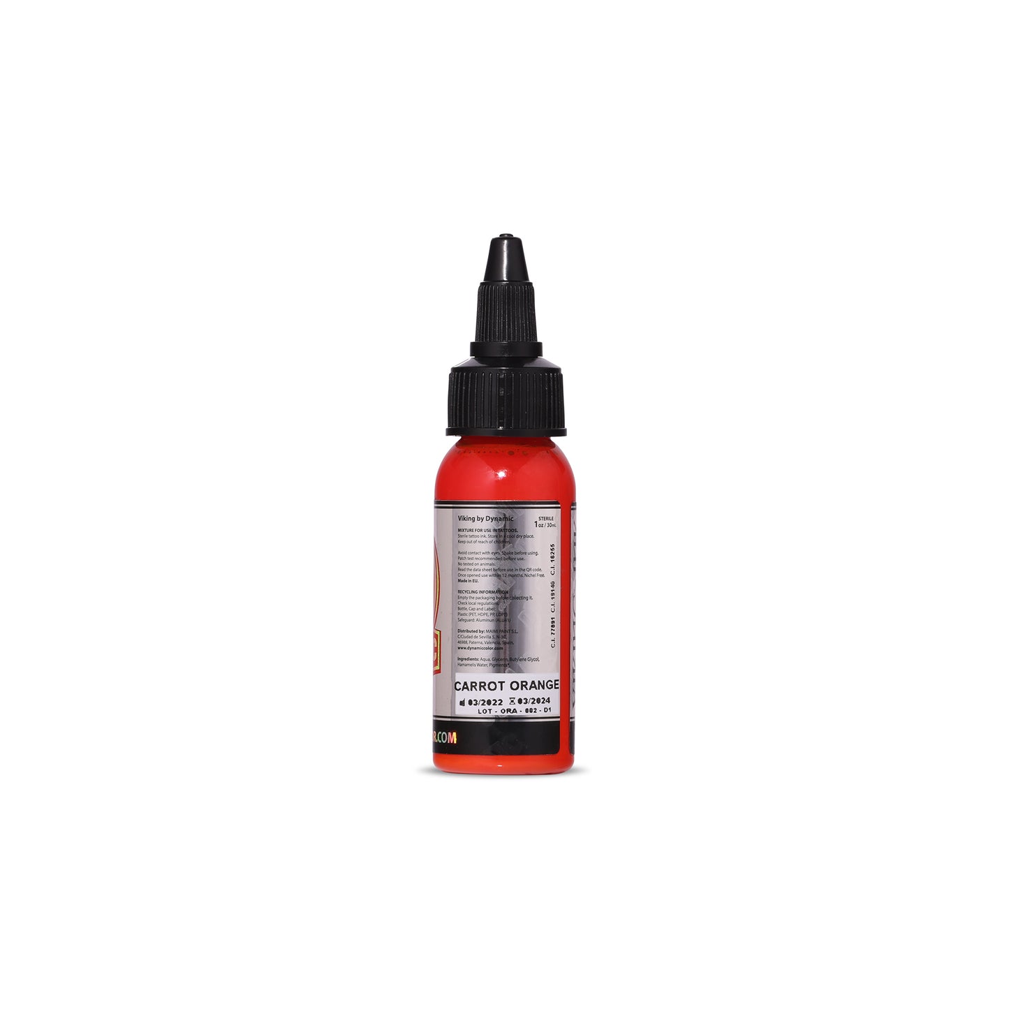 Carrot Orange Viking By Dynamic Tattoo Ink - 1oz Bottle