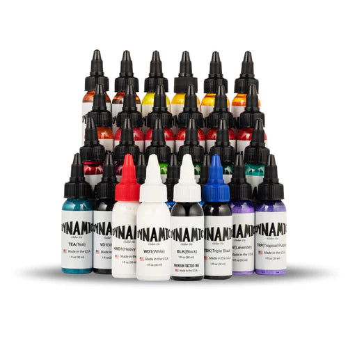 Dynamic Master Collection Tattoo Ink Color Set - 1 oz. Bottles