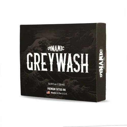 Dynamic Greywash Tattoo Ink - 4 oz. Bottle Set Dynamic Greywash Tattoo Ink - 4 oz. Bottle Set (Now including: 4oz Mixing Solution)