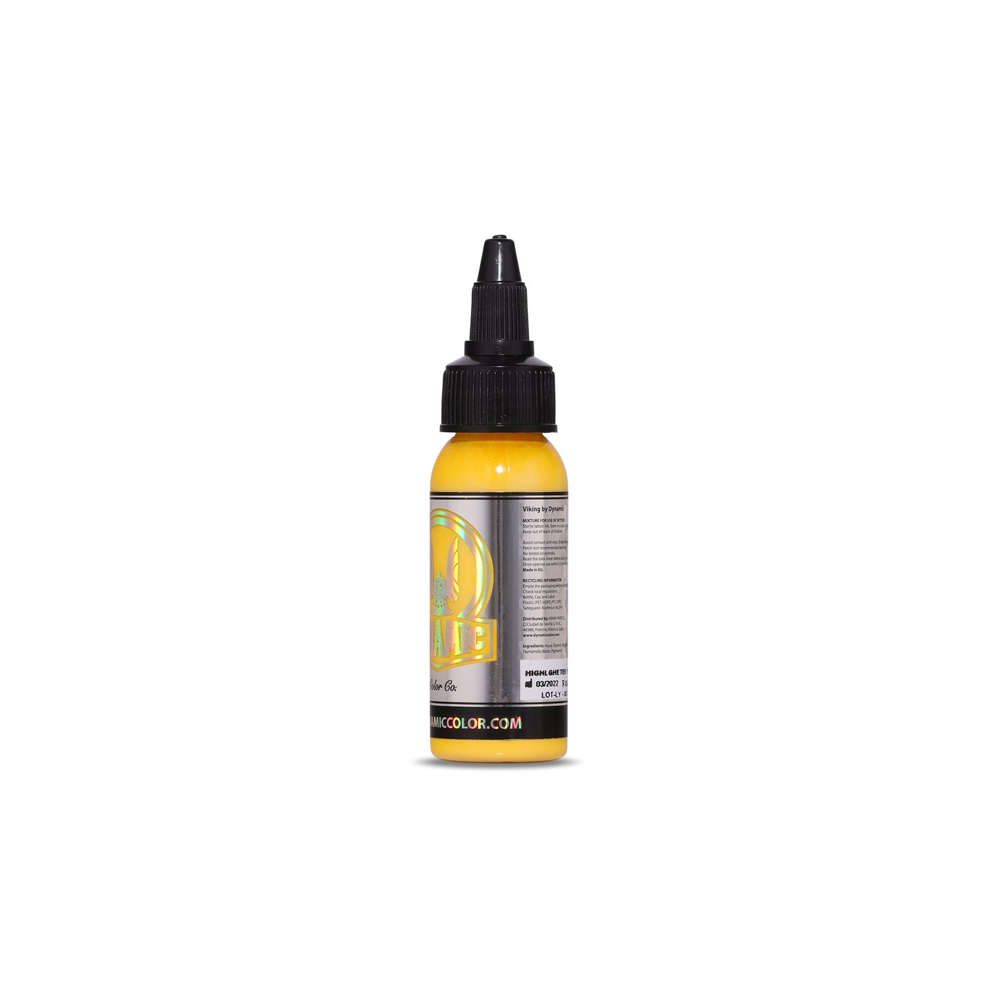 Highlighter Yellow Viking By Dynamic Tattoo Ink - 1oz Bottle