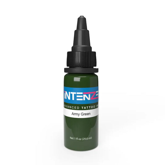 INTENZE Army Green Tattoo Ink