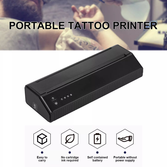 P8008 Mini USB Stencil Printer Wireless Bluetooth Transmission Tattoo Machine